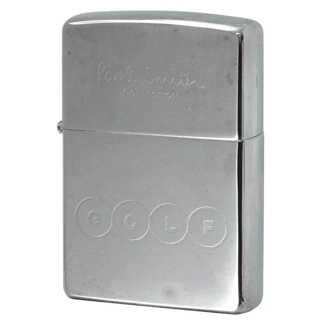 絶版/ヴィンテージ Zippo ジッポー 中古 1999年製造 ZIPPO Paul Smith Collection ポール・スミス ゴルフ GOLF  [A]使用感少なく状態が良い