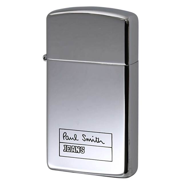 絶版/ヴィンテージ Zippo ジッポー 中古 1996年製造 ZIPPO Paul Smith ポール・スミス スリム ロゴ Jeans  [S]ほぼ新品同様