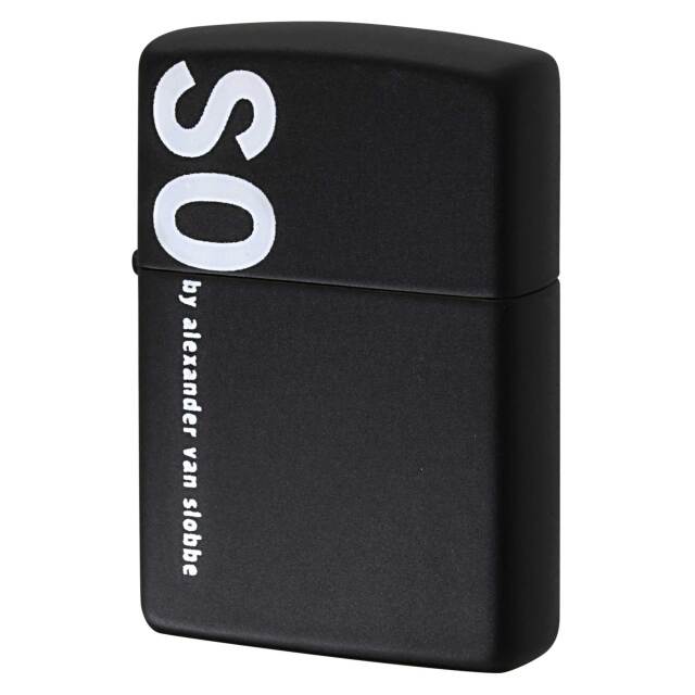 絶版/ヴィンテージ Zippo ジッポー 中古 1996年製造 SO by alexander van slobbe ソーバイアレクサンダーヴァンスロベ  [S]ほぼ新品同様