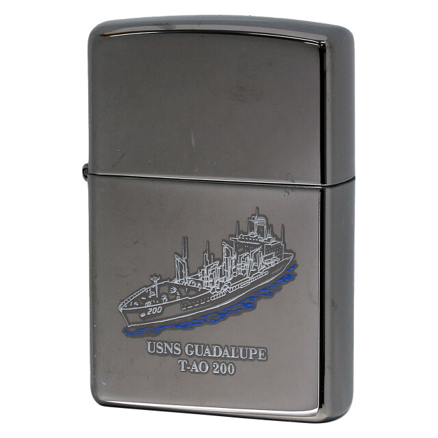 絶版/ヴィンテージ Zippo ジッポー 中古 2001年製造 USNS Guadalupe T-AO-200 アメリカ海軍 艦隊補給船  [S]ほぼ新品同様