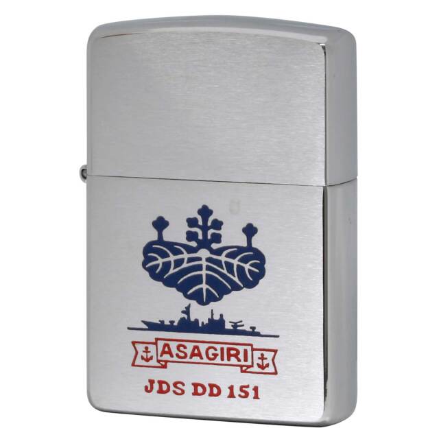絶版/ヴィンテージ Zippo ジッポー 中古 2000年製造 海上自衛隊 護衛艦 あさぎり DD 151  [S]ほぼ新品同様