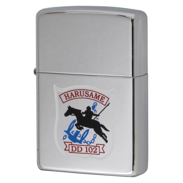 絶版/ヴィンテージ Zippo ジッポー 中古 2000年製造 海上自衛隊 護衛艦 はるさめ DD 102  ロゴマーク  [S]ほぼ新品同様