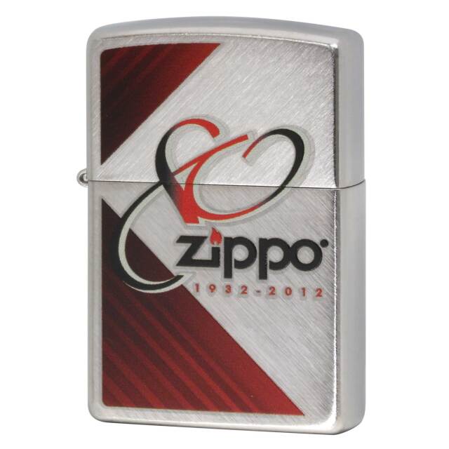 絶版/ヴィンテージ Zippo ジッポー 中古 2011年製造 Zippo社創業80周年記念通常モデル  [N]未使用・新品