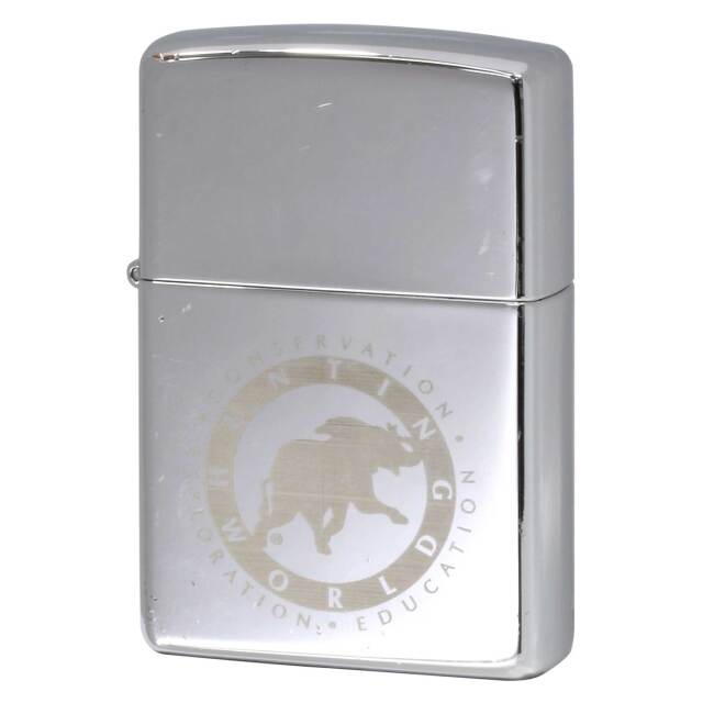 絶版/ヴィンテージ Zippo ジッポー 中古 1998年製造 HUNTING WORLD  [C]使用感あり傷汚れあり