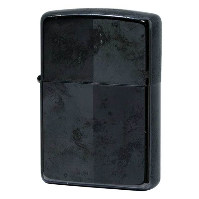 絶版/ヴィンテージ Zippo ジッポー 中古 2013年製造 BK SV チェック柄  [C]使用感あり傷汚れあり