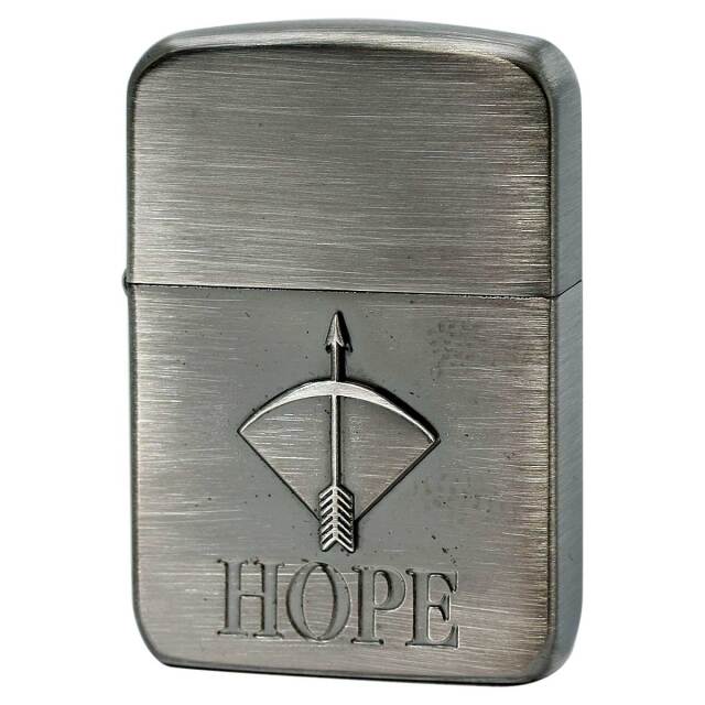 絶版/ヴィンテージ Zippo ジッポー 中古 1941レプリカ HOPE ロゴ 景品用  [N]未使用・新品