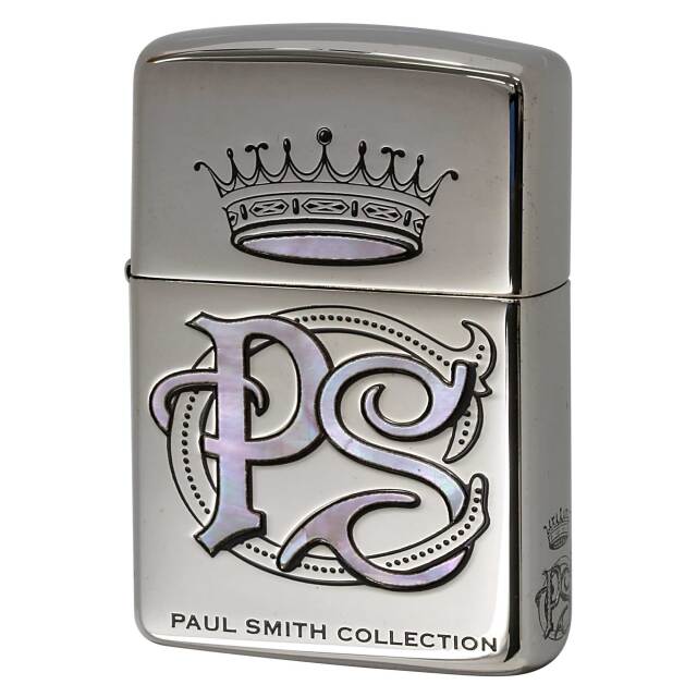 絶版/ヴィンテージ Zippo ジッポー 中古 2006年製造 ZIPPO Paul Smith Collection ARMOR Crown アーマー ロゴ王冠 シェルピンク  [S]ほぼ新品同様