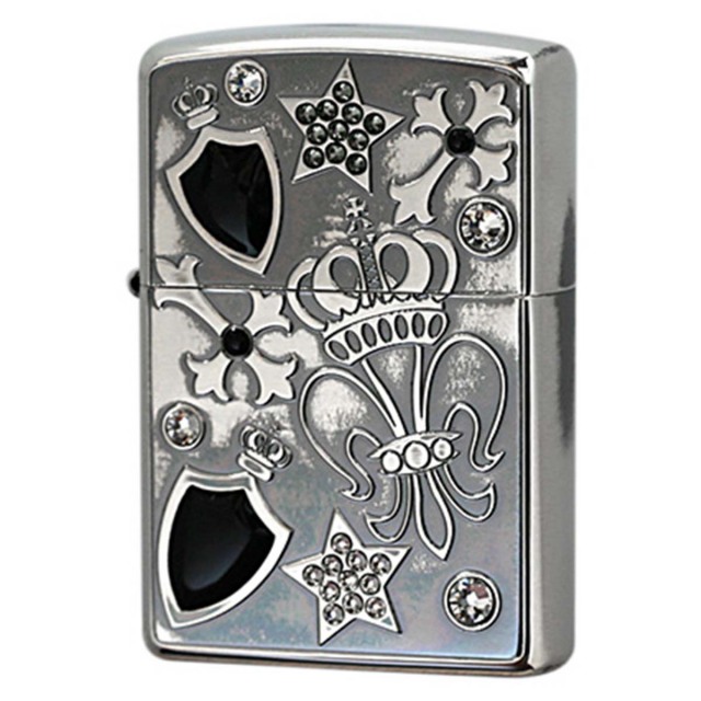 Zippo ジッポー クロス 十字架 Cross ユリ Yuri エレガントロック Elegant Rock EGR-A メール便可