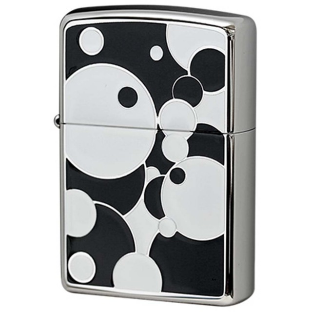 Zippo ジッポー ポップ アート 幾何学模様 POP ART PPA-BWB メール便可