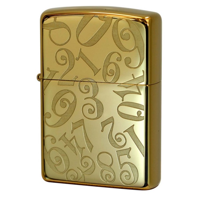 Zippo ジッポー ダイヤル 数字 ナンバー ゴールド チタンコーティング Titanium Coating Series Ti-G-N（C） メール便可