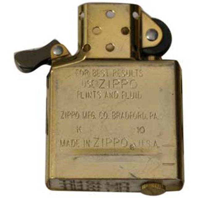 Zippo ジッポー 【予備・交換用】インサイドユニット レギュラー ゴールド メール便可