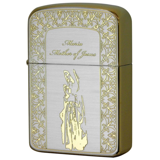 Zippo ジッポー 1941レプリカ マリア 聖母 金銀コンビメッキ サテーナ Maria SG