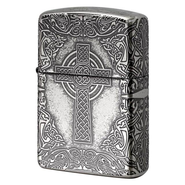 Zippo ジッポー ARMOR アーマー クロス 十字架 Cross ケルティッククロス ニッケルイブシバレル NIB