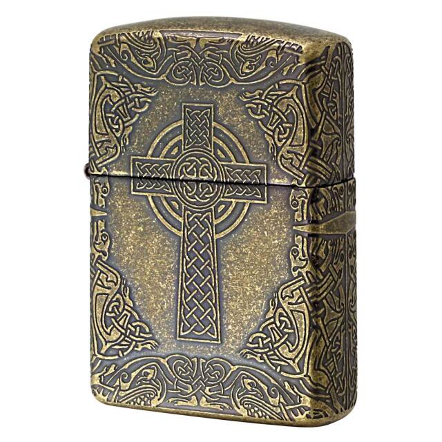 Zippo ジッポー ARMOR アーマー クロス 十字架 Cross ケルティッククロス ブラスイブシバレル BIB