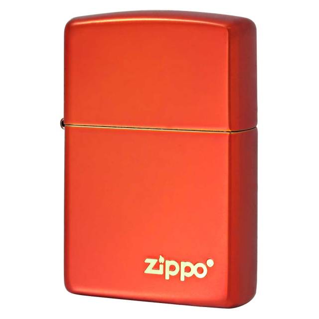 Zippo ジッポー メタリック レッド ジッポ ロゴ Metallic Red Matte 塗装 49475ZL メール便可