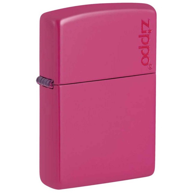 Zippo ジッポー デープ ピンク マット ロゴ Frequency Matte Logo 塗装 49846ZL メール便可