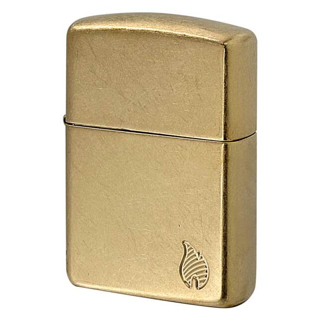 Zippo ジッポー アーマー 炎 アイコンフレーム ARMOR Flame タンブル ブラス 46398