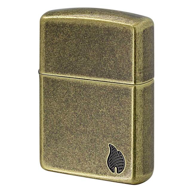Zippo ジッポー アーマー 炎 アイコンフレーム ARMOR Flame アンティークブラス 46400
