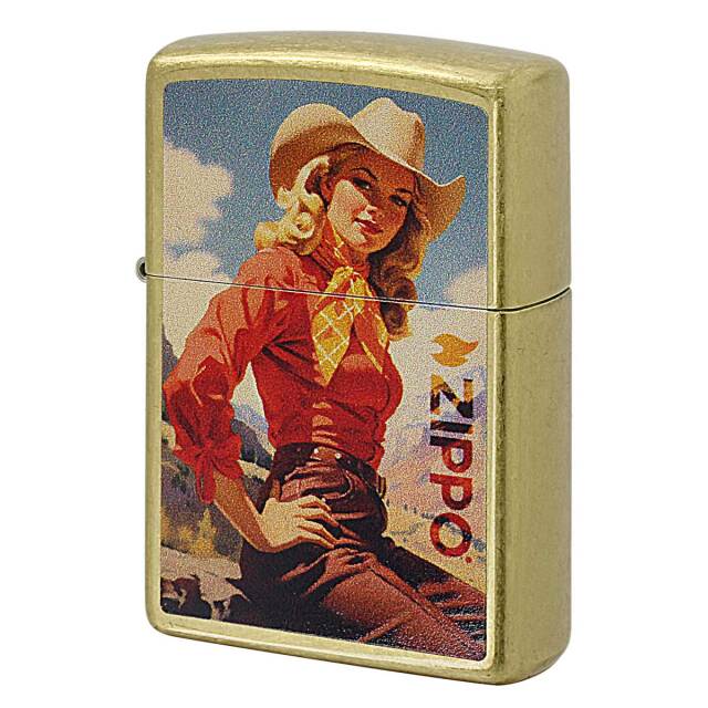 Zippo ジッポー カウガール 牧場主 ウエスタン cowgirl Rancher 西部風 46248 メール便可