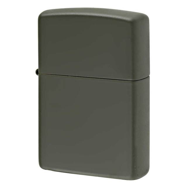 Zippo ジッポー 無地 グリーン マット Green Matte 塗装 221 メール便可