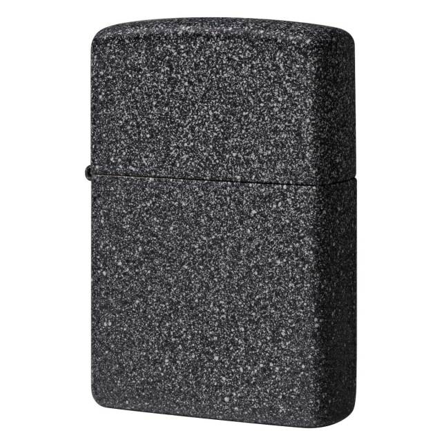 Zippo ジッポー 無地 ブラック アイロン ストーン Iron Stone 211 メール便可