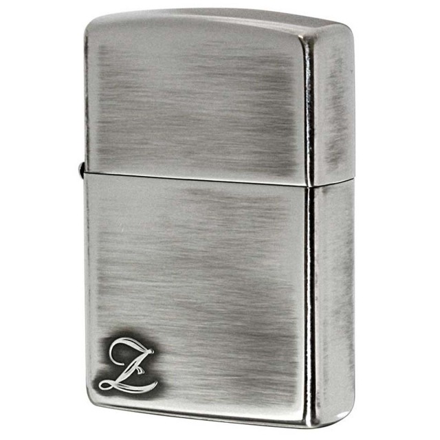 Zippo ジッポー アルファベット イニシャル The alphabet Z シルバーいぶし 80034 メール便可