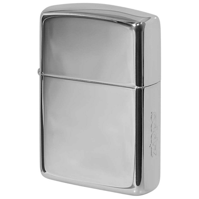 Zippo ジッポー アーマー 銀メッキ 10ミクロン ミラー 鏡面 ポリッシュ ゴールドタンク 80068