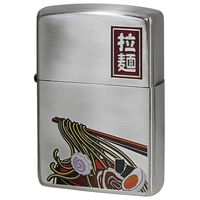 Zippo ジッポー 和柄 ラーメン JAPANESE STYLE 2020 銀メッキ 80060 メール便可