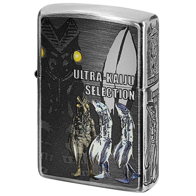 Zippo ジッポー ウルトラマン 55周年記念 アニメ キャラ ウルトラ怪獣セレクション 銀メッキ インクジェット印刷 80206