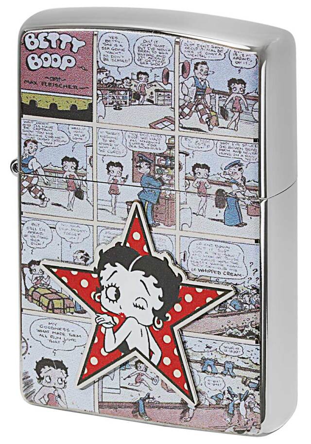 Zippo ジッポー Betty Boop ベティ・ブープ 90周年記念モデル COMIC 70673 メール便可