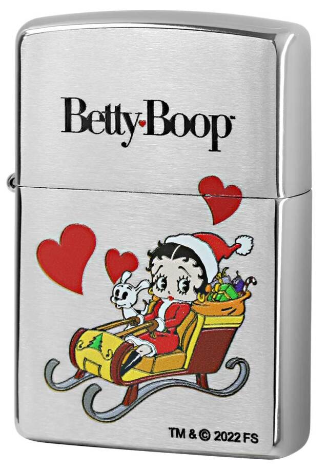 Zippo ジッポー 2022年限定 Betty Boop Christmas ベティ・ブープ クリスマス 70690 メール便可