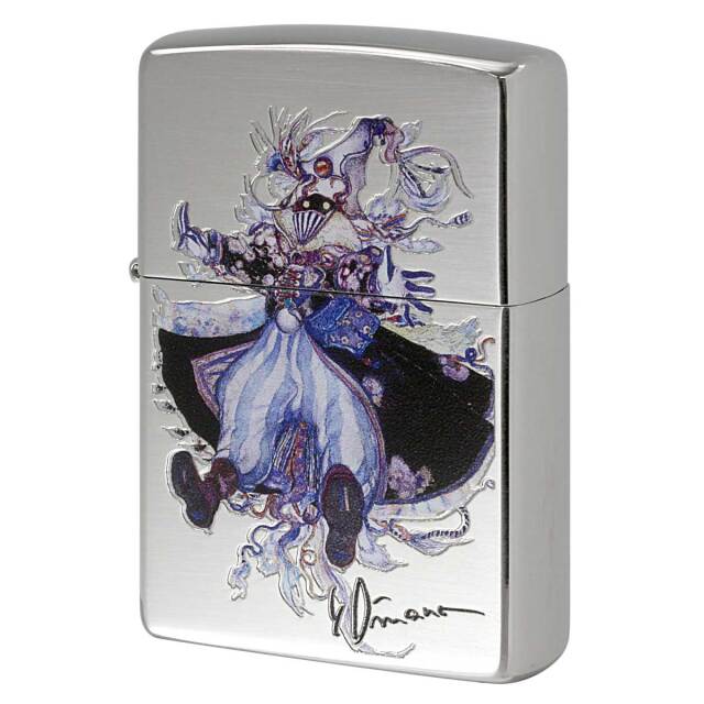 Zippo ジッポー 天野喜孝 Amano Yoshitaka 魔道士 銀メッキサテーナ仕上げ 80223
