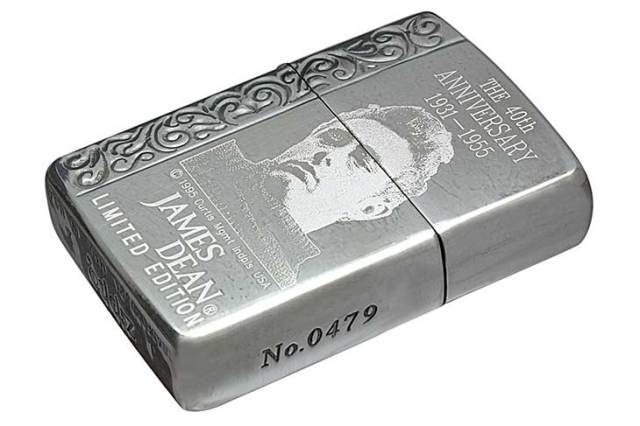Zippo ジッポー 絶版・1994年製造 THE 40th Anniversary Limited Edition ジェームスディーン キーリング付きセット JAH Z4 No.0479