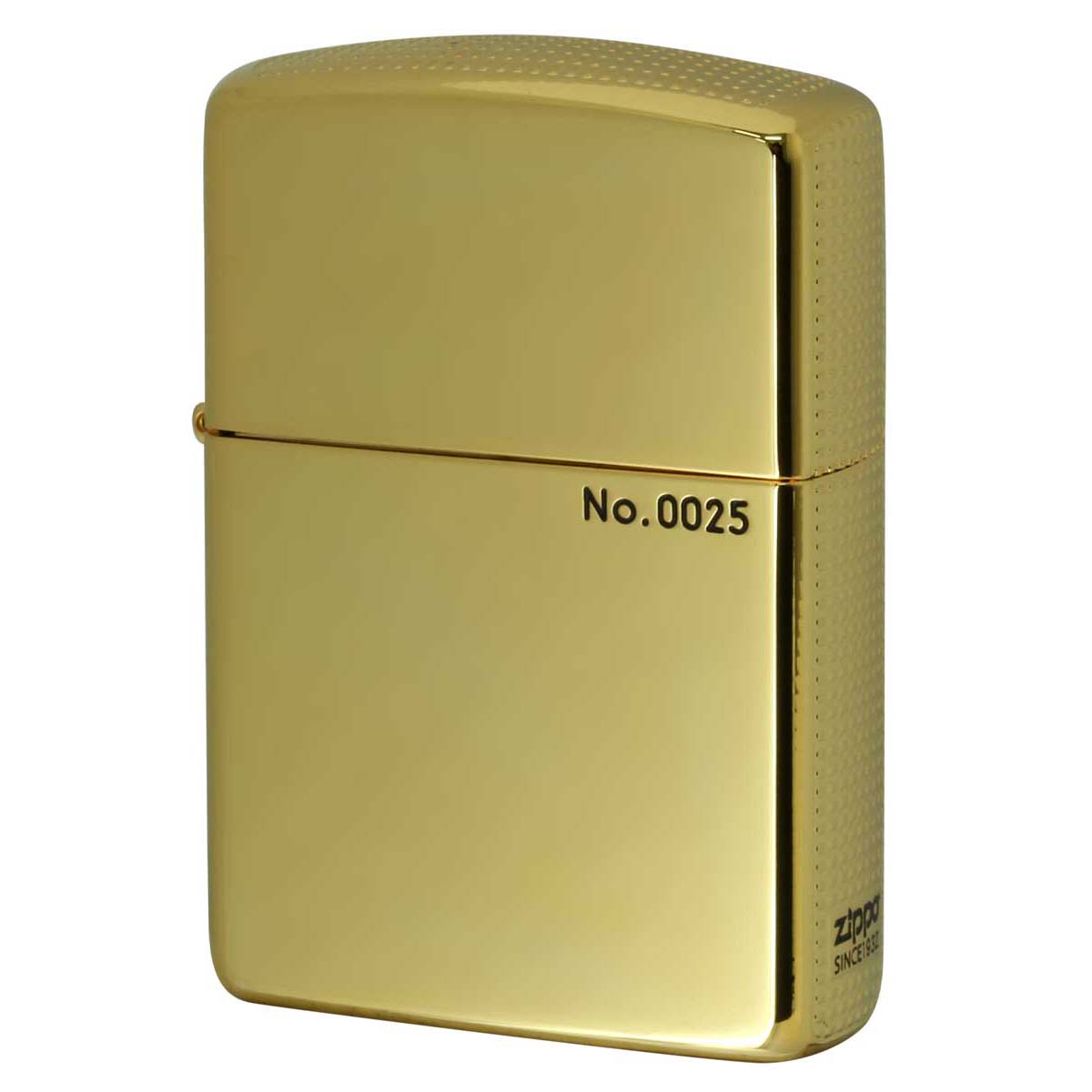 Zippo ジッポー アーマー サイド ドット ジッポ ロゴ 金メッキ ARMOR SIDE DOT & ZIPPO LOGO シリアル番号 162G-ZCUT