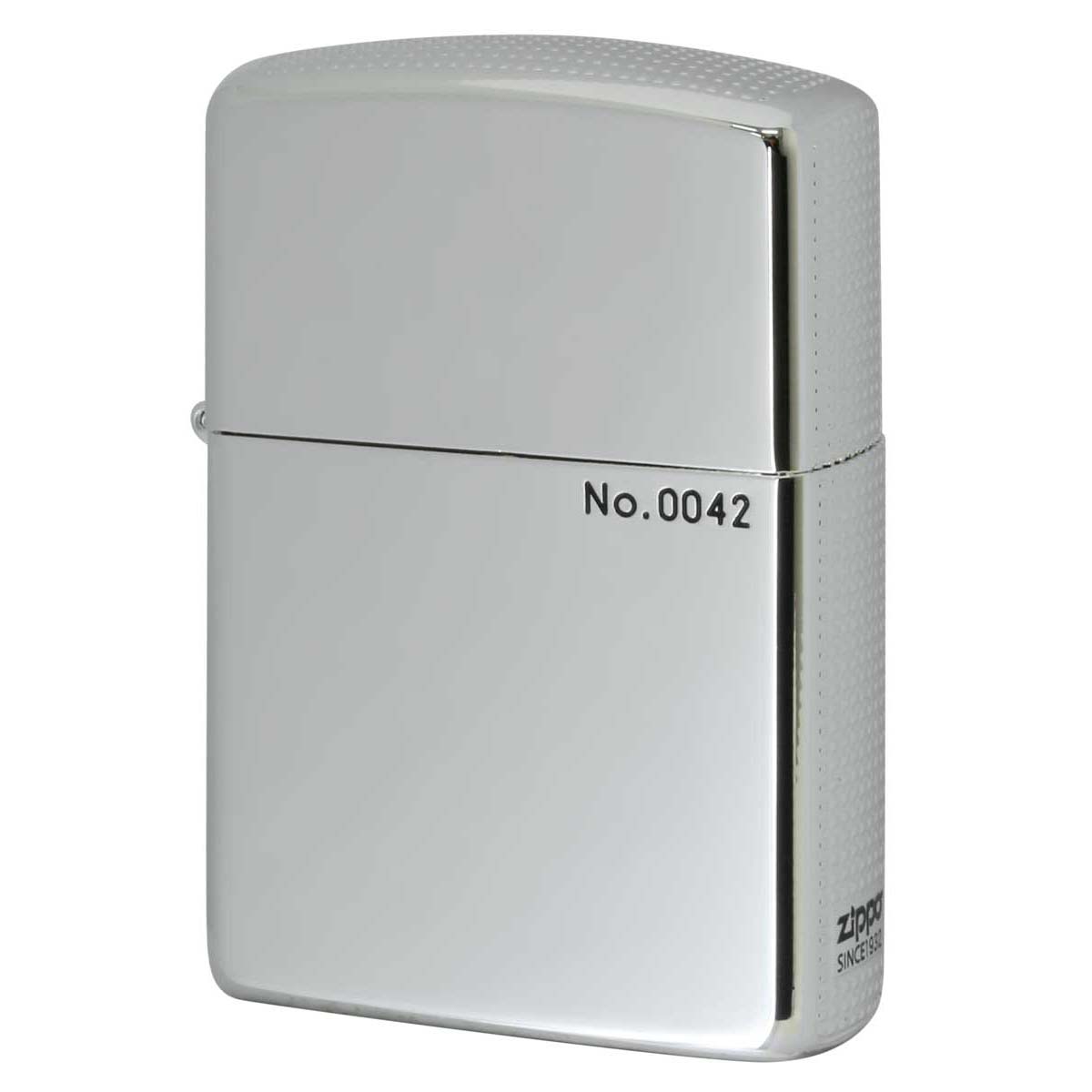 Zippo ジッポー アーマー サイド ドット ジッポ ロゴ 銀メッキ ARMOR SIDE DOT & ZIPPO LOGO シリアル番号 162S-ZCUT