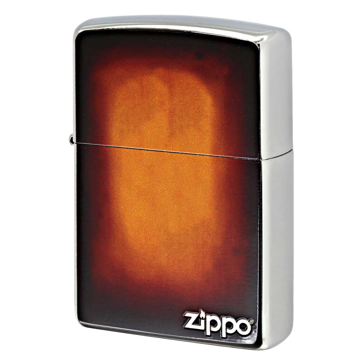 Zippo ジッポー サンバースト ジッポ ロゴ ZIPPO LOGO SUNBURST 裏面 木目調 200-CHSB メール便可