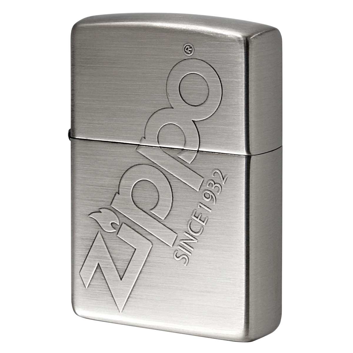 Zippo ジッポー ジッポ ロゴ ZIPPO LOGO ニッケルメッキ 古美仕上げ 202-Z メール便可