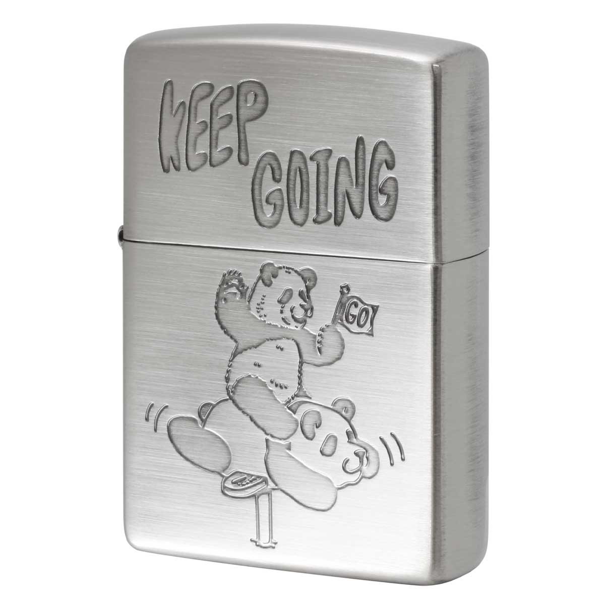 Zippo ジッポー NAGOMI animal KEEP GOING パンダ メッセージ 202-KEEP メール便可