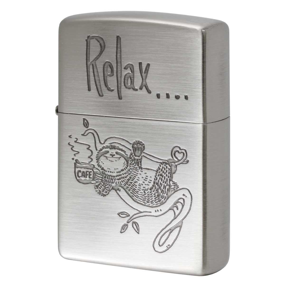 Zippo ジッポー NAGOMI animal Pelax なまけもの メッセージ 202-RELAX メール便可