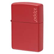 Zippo ジッポー レッド マット ジッポ ロゴ Red Matte Zippo Logo 233ZL メール便可