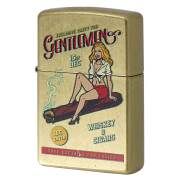 Zippo ジッポー WHISKEY & CIGARS オールドポスター風 ピンナップガール セクシー シガーガール Z48267-125623 メール便可