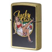Zippo ジッポー LUCKY STAR Pin Up Girl ピンナップガール セクシー トランプ Z48267-125626 メール便可