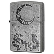 Zippo ジッポー ココペリ 精霊 アメリカンインディアン シルバー 1201S610