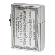 Zippo ジッポー 1935レプリカ ギャランティー柄 保証書 シルバー GUARANTEE No.1935 1201S663