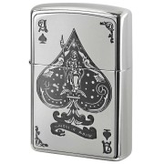 Zippo ジッポー デビル トランプ スペード シルバー Devil Trump 1201S285