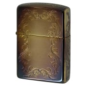 Zippo ジッポー アーマー 5面 アラベスク 唐草 アンテーク風 ブラス ARMOR 5F ARABESQUE BS 1201S874
