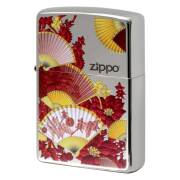 Zippo ジッポー 和柄 扇子 センス レッド 1201S935