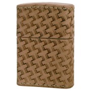 Zippo ジッポー 革巻き レザー ワークス カオス Leather Works CHAOS LWC Z バスケットスタンプ