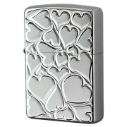 Zippo ジッポー ハート ダイアノシルバー FILL LOVE A