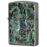 Zippo ジッポー アーマー シェル モザイクシェル ARMOR Mosaic Shell  Antique Nickel A